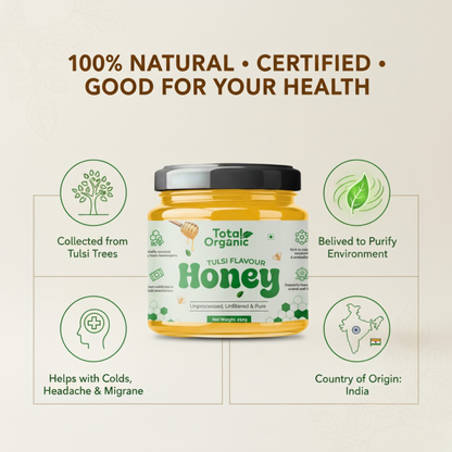 Total Organic Tulsi Honey